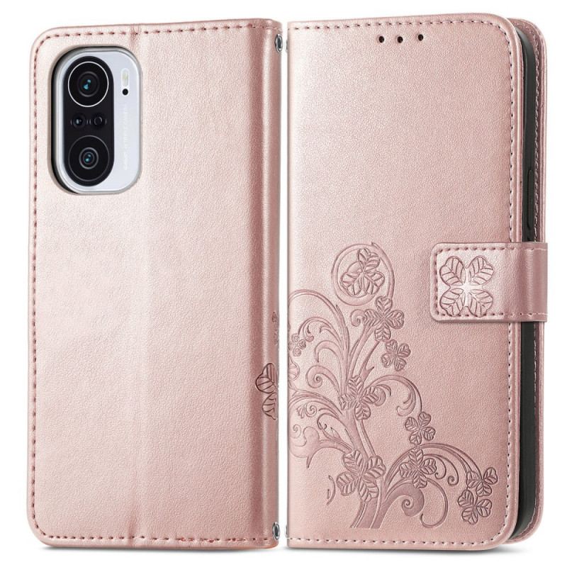 Flip Cover Poco F3 Asiatiske Ultrablomster