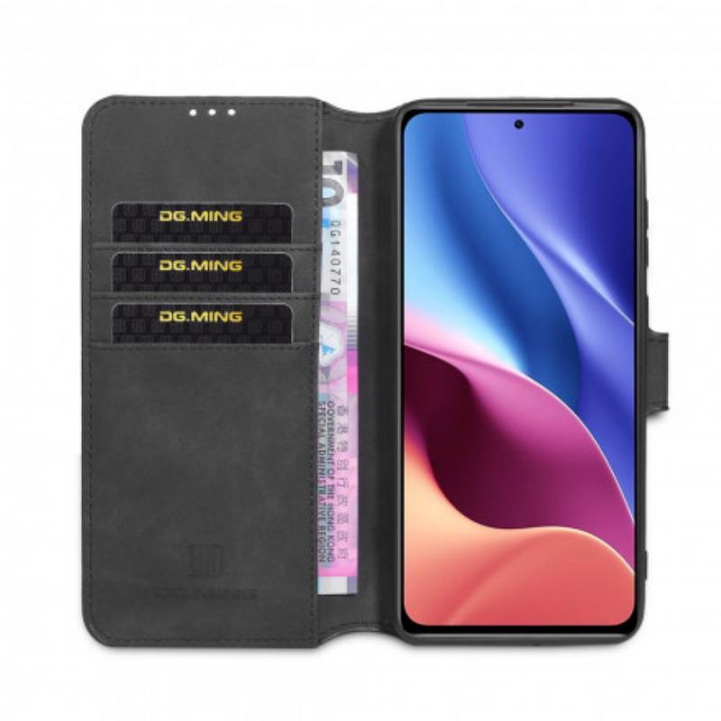 Flip Cover Poco F3 Dg.ming Retro