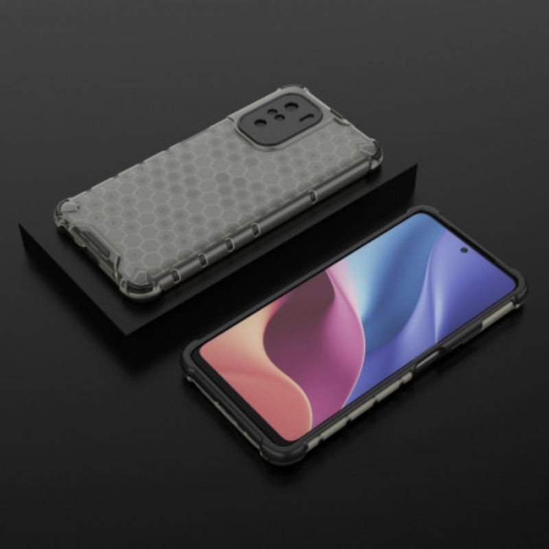 Mobilcover Poco F3 Honeycomb Stil