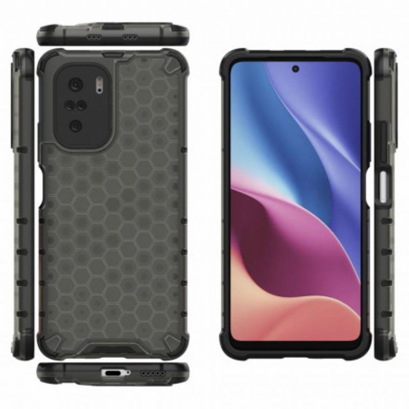 Mobilcover Poco F3 Honeycomb Stil