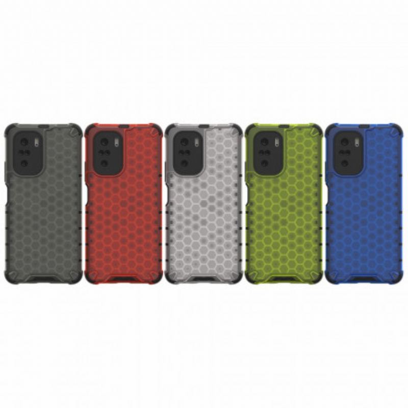 Mobilcover Poco F3 Honeycomb Stil