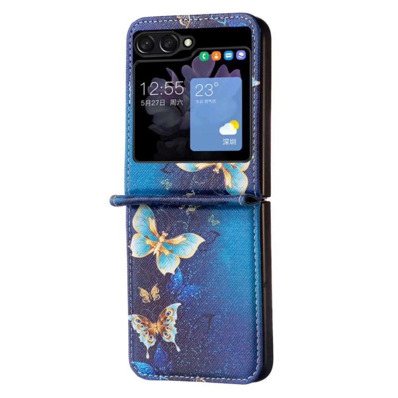 Cover Samsung Galaxy Z Flip 5 Sommerfugle