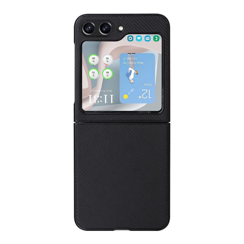 Cover Samsung Galaxy Z Flip 5 Telefon Etui Klassisk Kulfiber