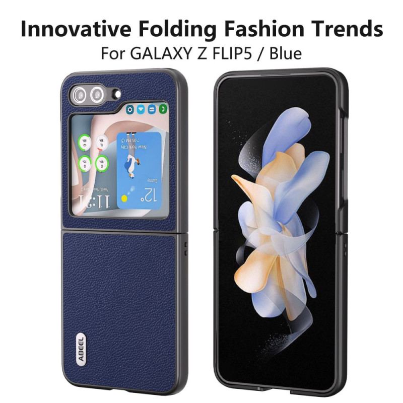 Cover Til Samsung Galaxy Z Flip 5 Abeel Læderstil