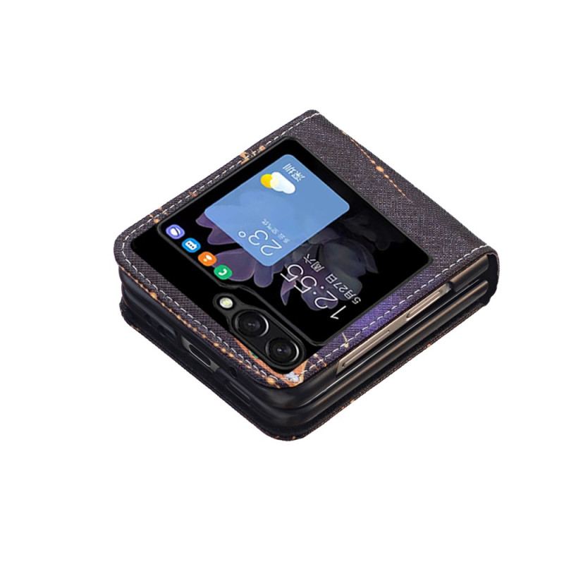 Cover Til Samsung Galaxy Z Flip 5 Gyldne Sommerfugle