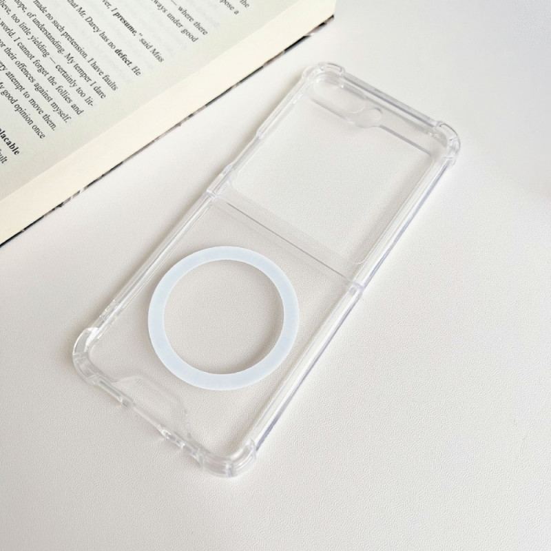 Cover Til Samsung Galaxy Z Flip 5 Transparent Magsafe Kompatibel