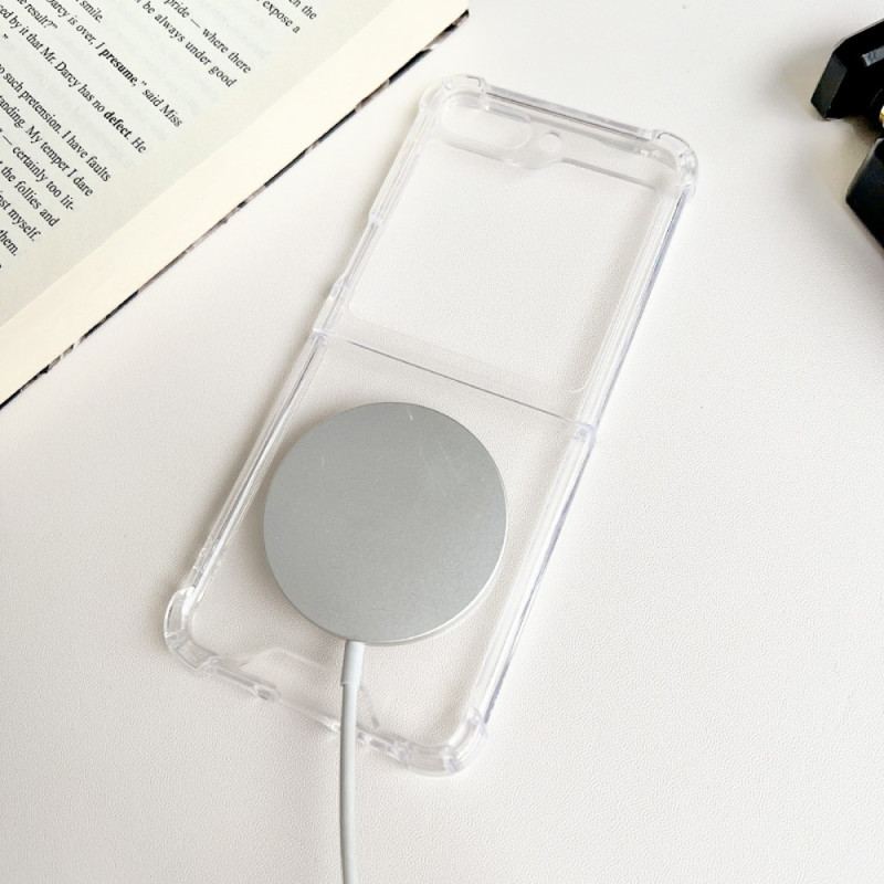 Cover Til Samsung Galaxy Z Flip 5 Transparent Magsafe Kompatibel