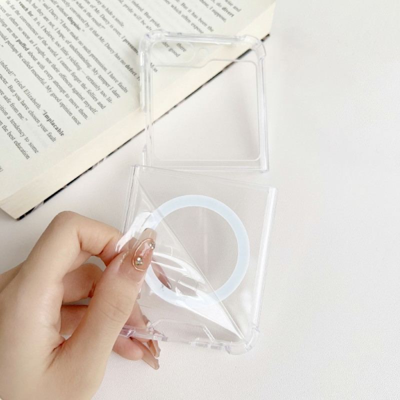 Cover Til Samsung Galaxy Z Flip 5 Transparent Magsafe Kompatibel