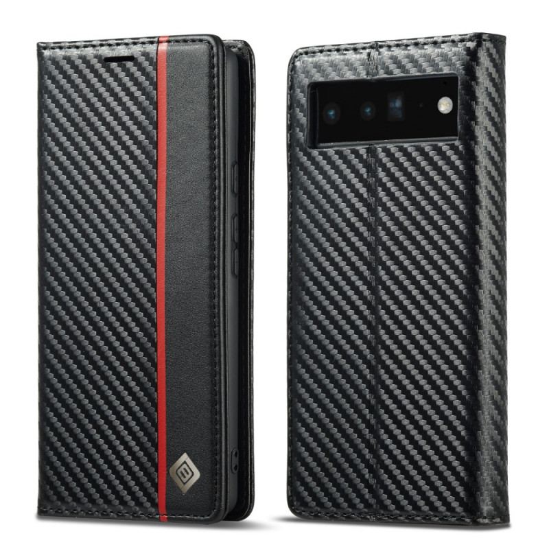 Cover Google Pixel 6 Pro Flip Cover Kulfiber Lc.imeeke