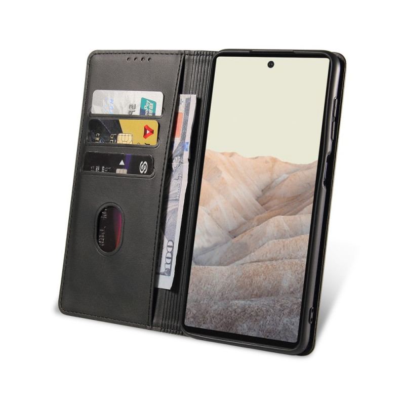 Cover Google Pixel 6 Pro Flip Cover Magnetisk Lædereffekt