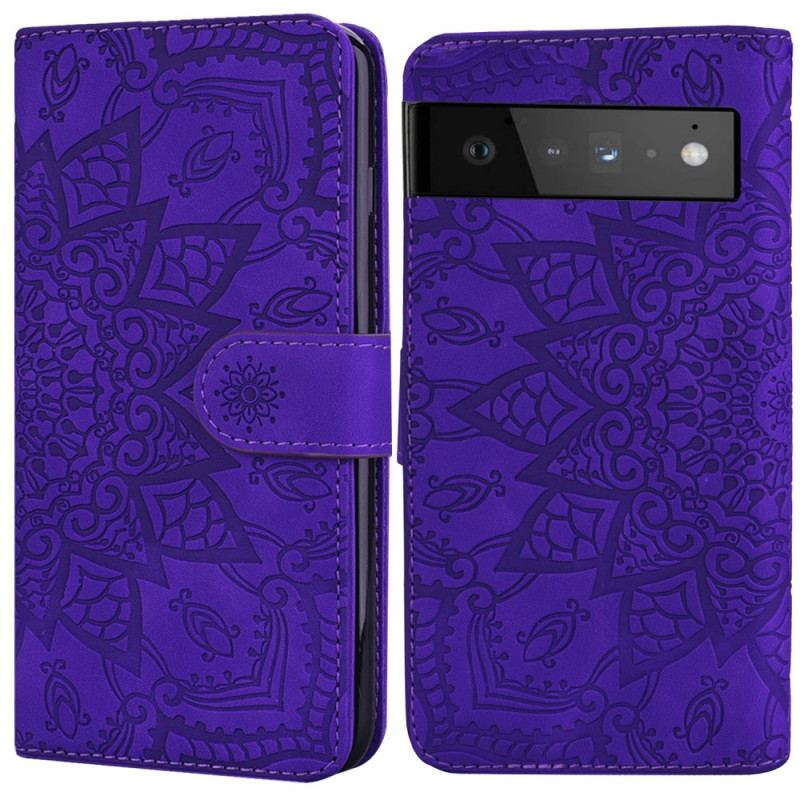 Flip Cover Google Pixel 6 Pro Barok-mandala