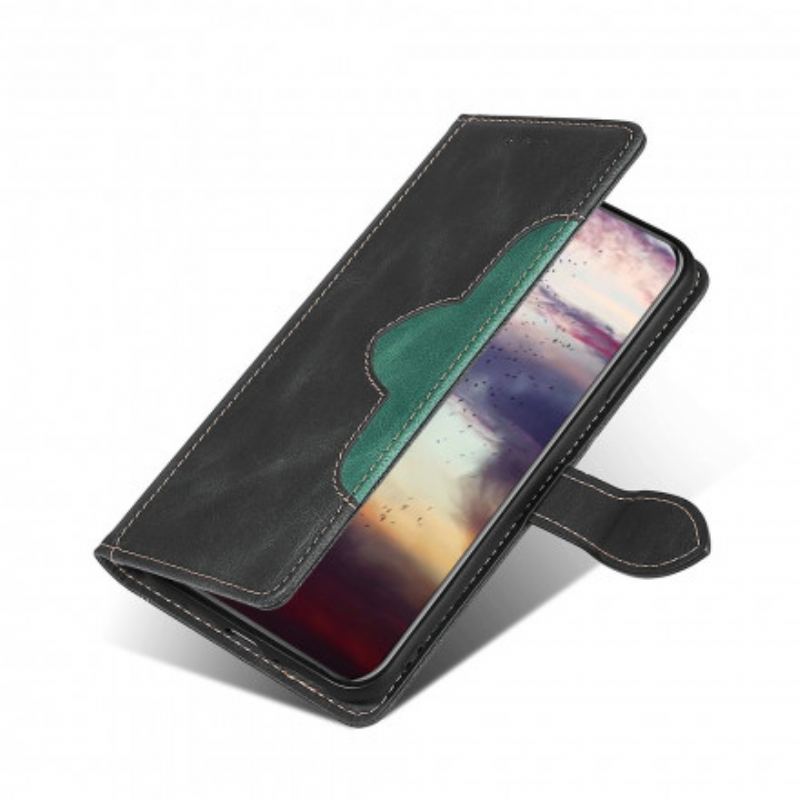 Flip Cover Google Pixel 6 Pro Imiteret Læder Bicolor Stilfuld