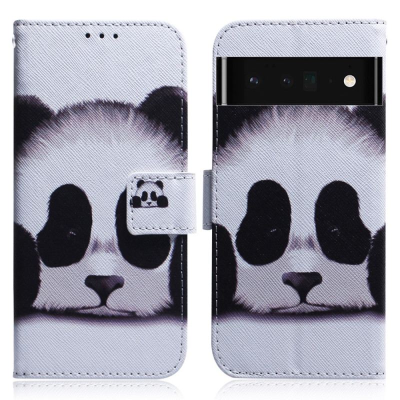 Flip Cover Google Pixel 6 Pro Panda Ansigt