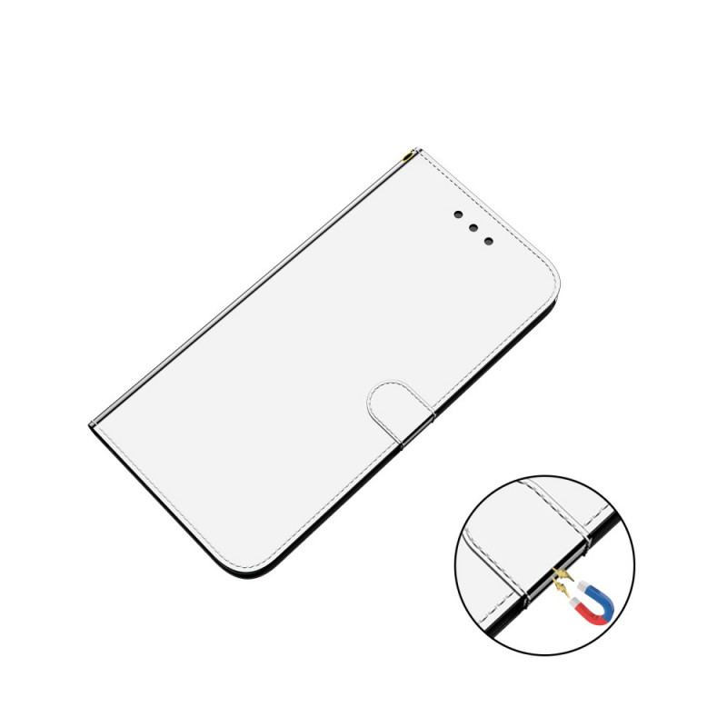 Flip Cover Google Pixel 6 Pro Spejlcover I Imiteret Læder