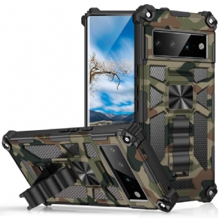 Mobilcover Google Pixel 6 Pro Camouflage Aftagelig Støtte