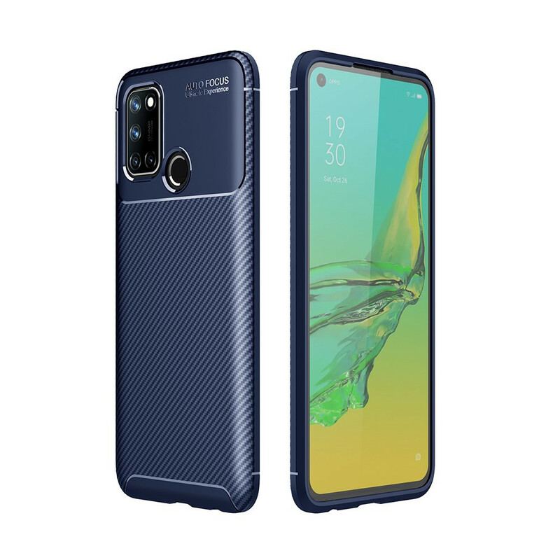 Cover Realme 7i Fleksibel Kulfibertekstur