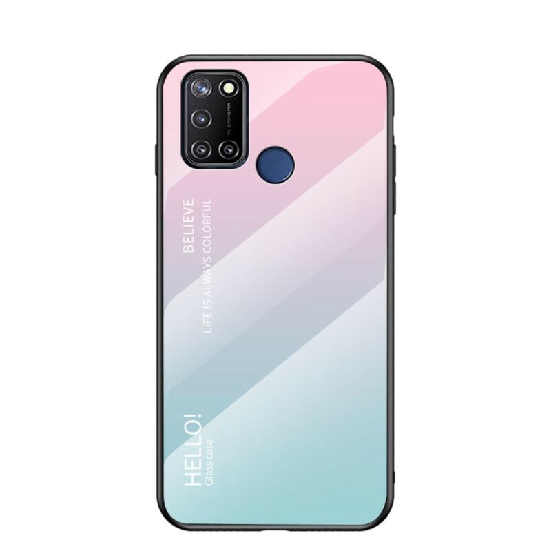 Mobilcover Realme 7i Hærdet Glas Hej