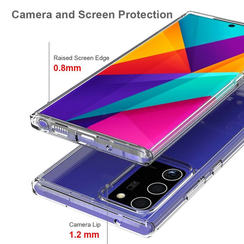 Cover Samsung Galaxy Note 20 Ultra Akryl Farvede Kanter