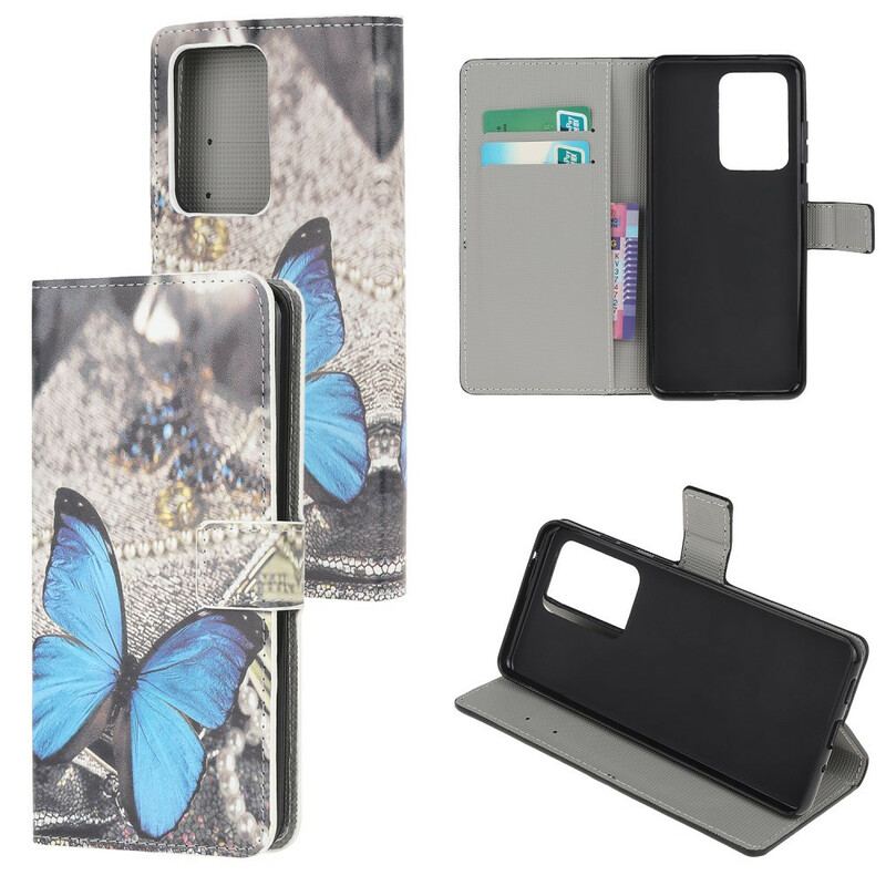 Flip Cover Samsung Galaxy Note 20 Ultra Intense Sommerfugle