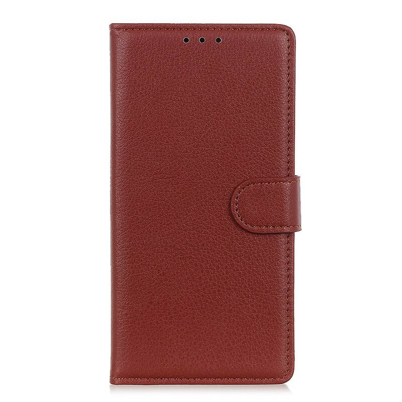 Flip Cover Samsung Galaxy Note 20 Ultra Litchi Tekstur