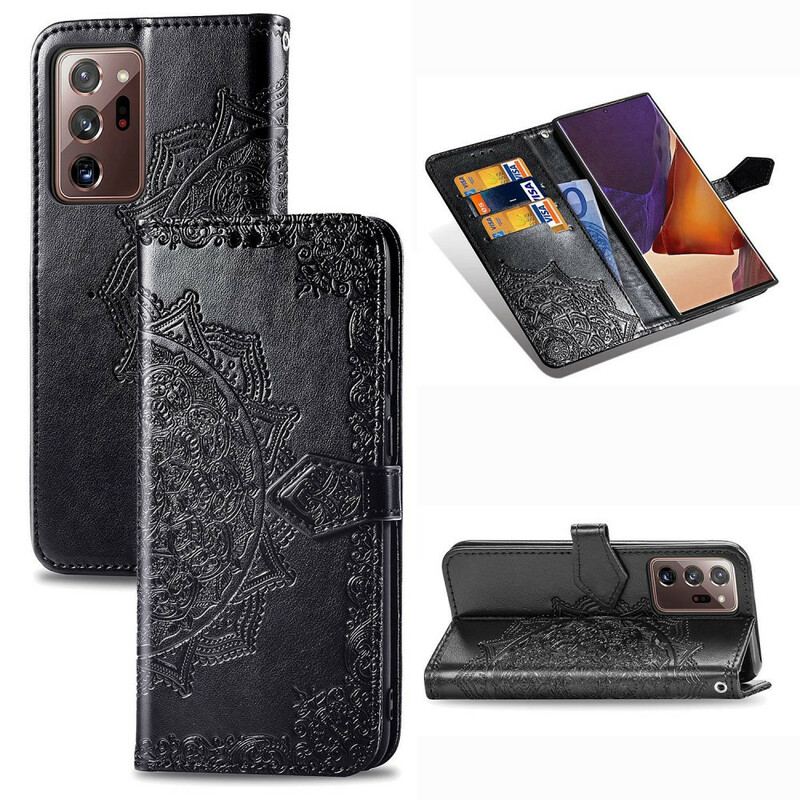 Flip Cover Samsung Galaxy Note 20 Ultra Mandala Middelalder