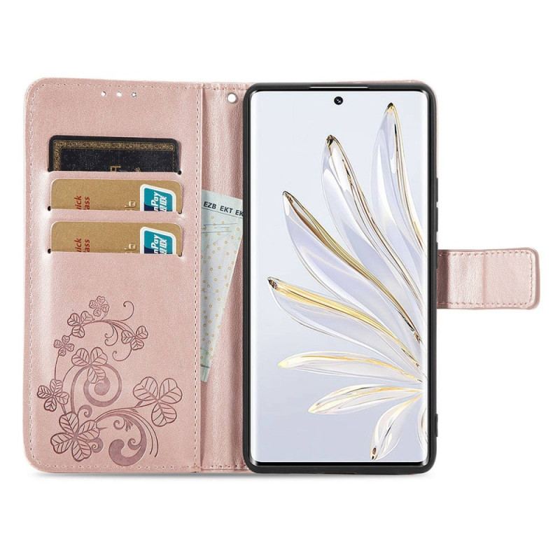 Flip Cover Honor 70 Asiatiske Blomster