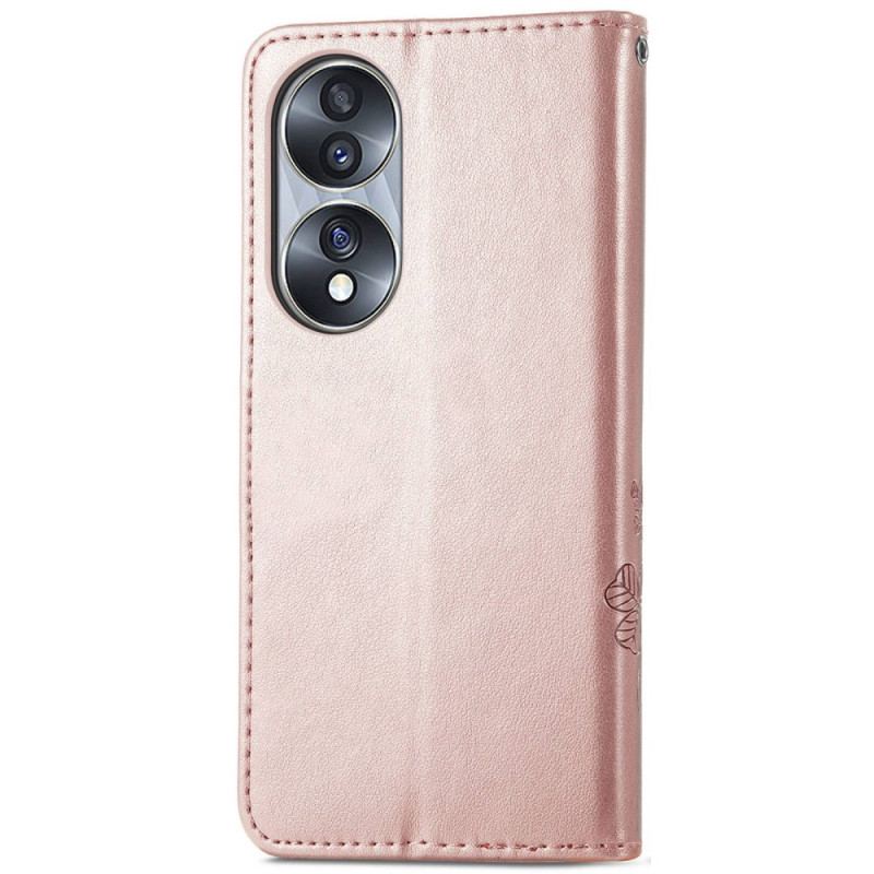 Flip Cover Honor 70 Asiatiske Blomster