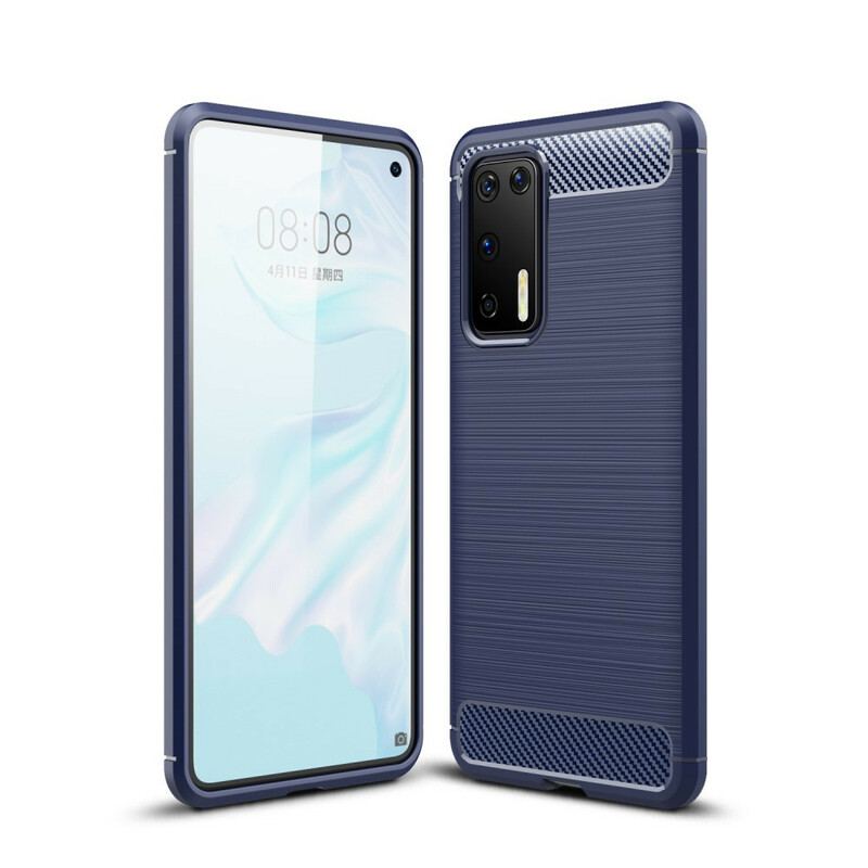 Cover Huawei P40 Børstet Kulfiber