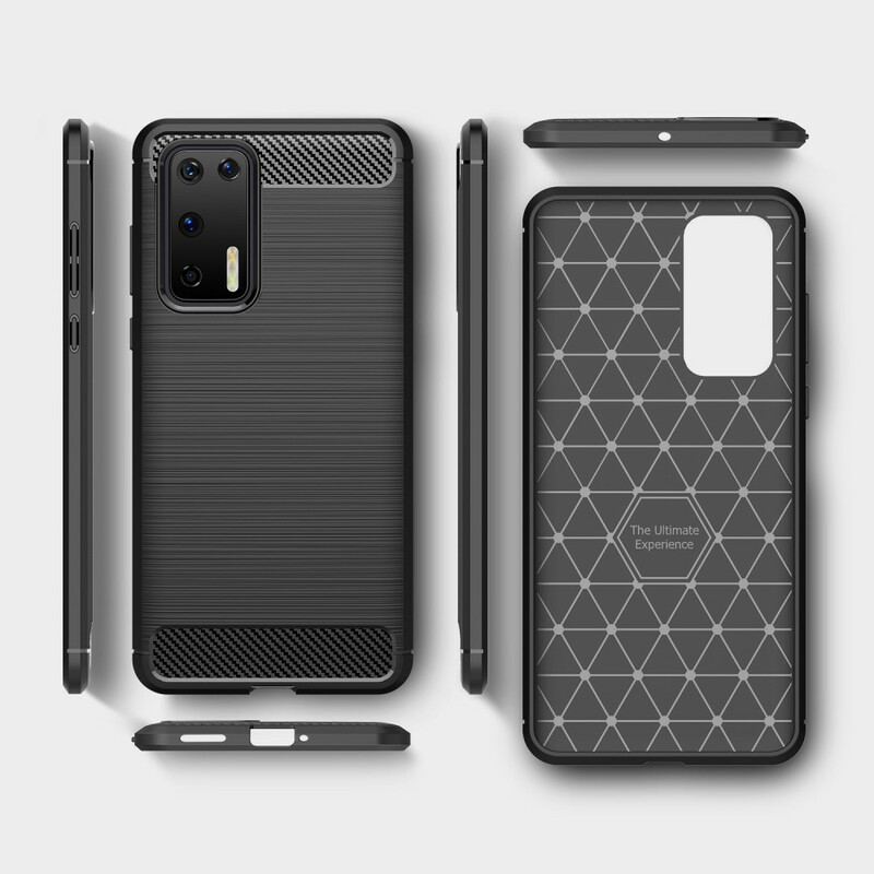 Cover Huawei P40 Børstet Kulfiber