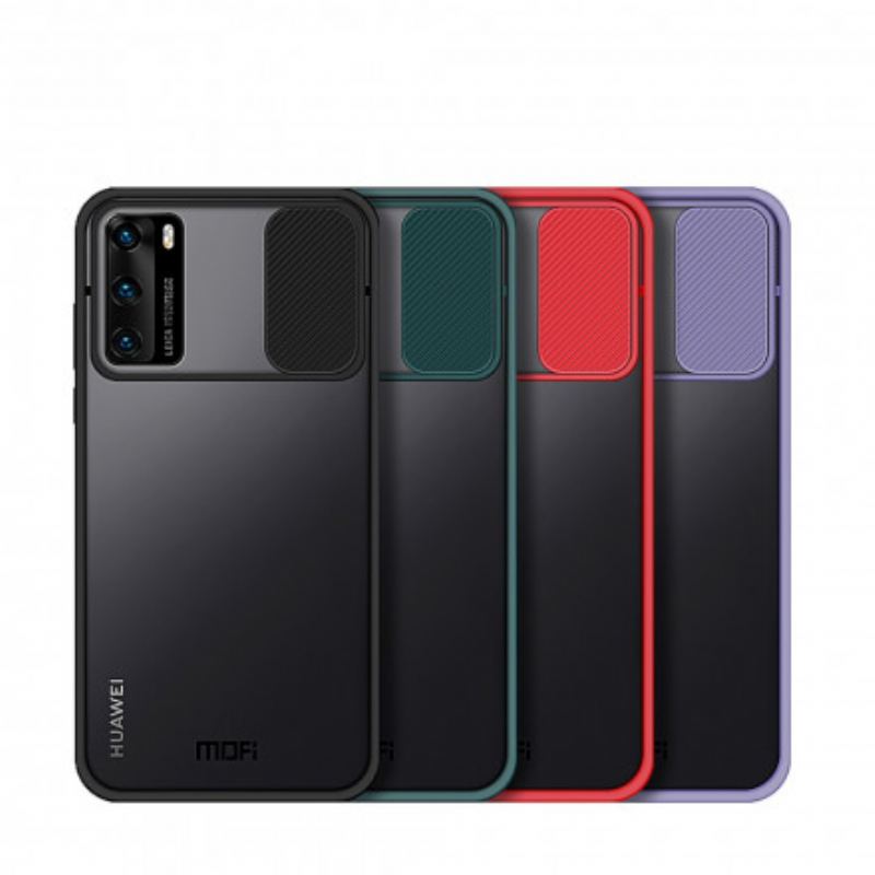 Cover Huawei P40 Camshield Farvede Kanter Mofi