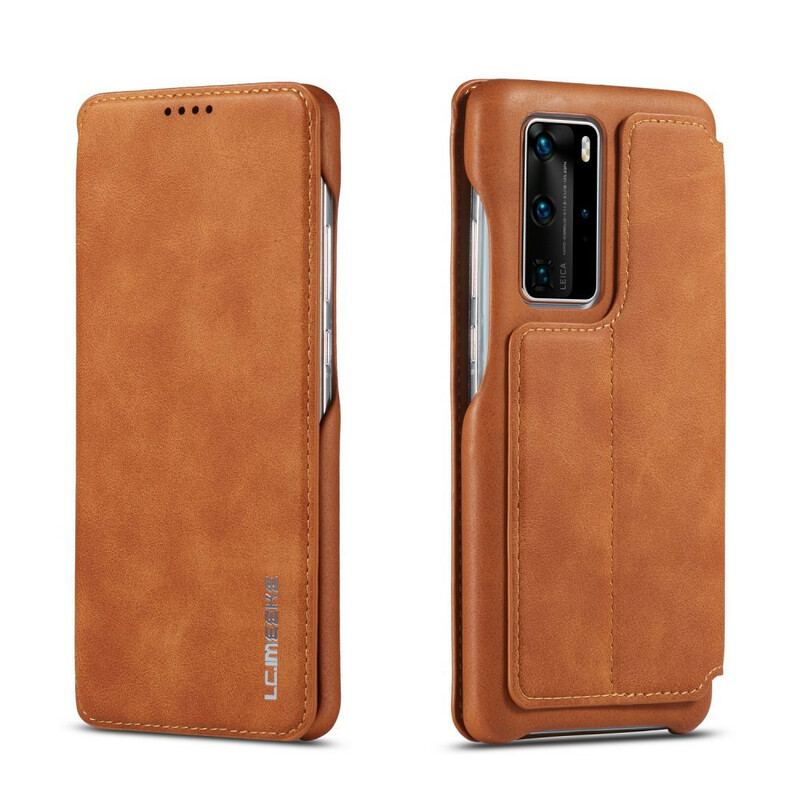 Cover Huawei P40 Flip Cover Lc.imeeke Lædereffekt