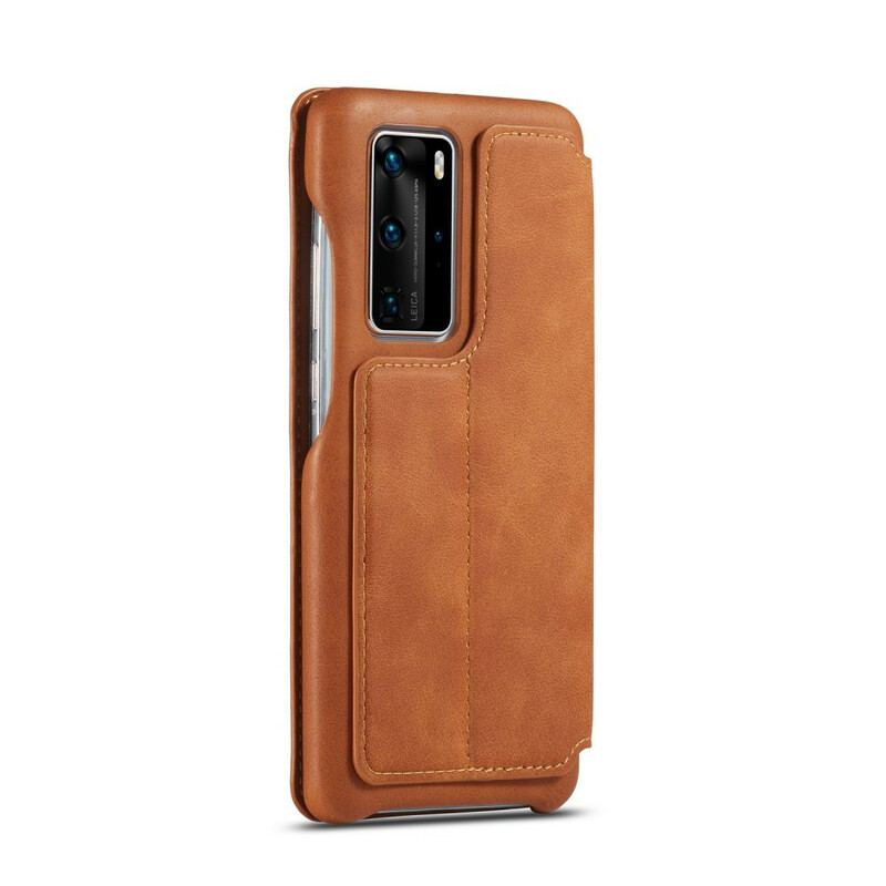 Cover Huawei P40 Flip Cover Lc.imeeke Lædereffekt