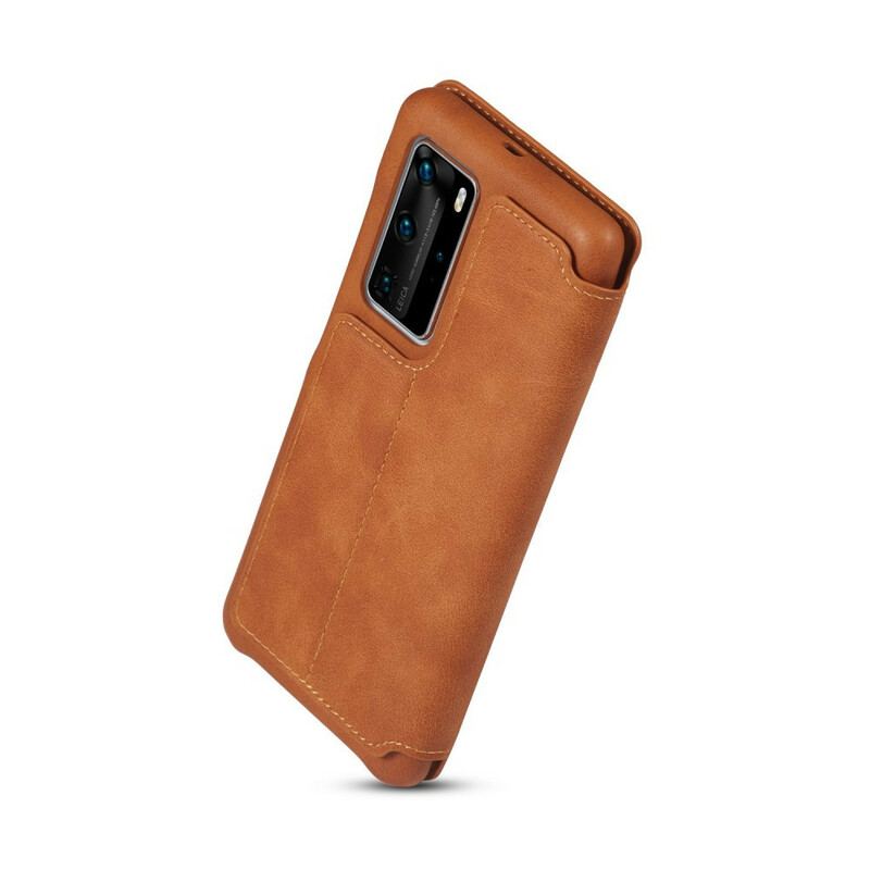 Cover Huawei P40 Flip Cover Lc.imeeke Lædereffekt