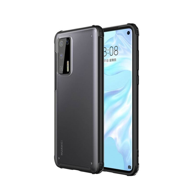 Cover Huawei P40 Hybrid Design Silikone Kanter