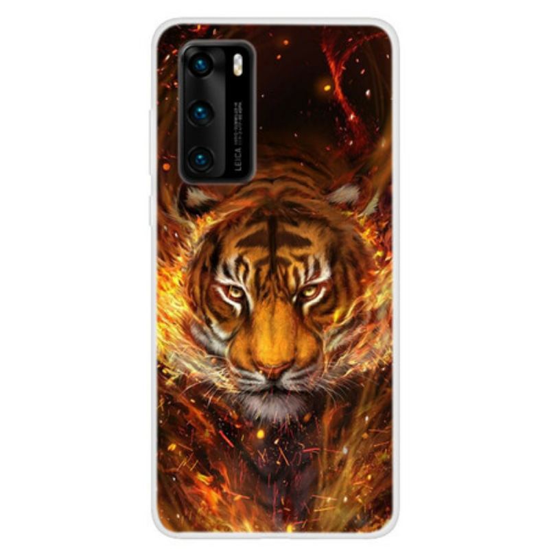 Cover Huawei P40 Ild Tiger