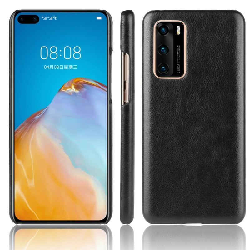 Cover Huawei P40 Litchi Performance Lædereffekt