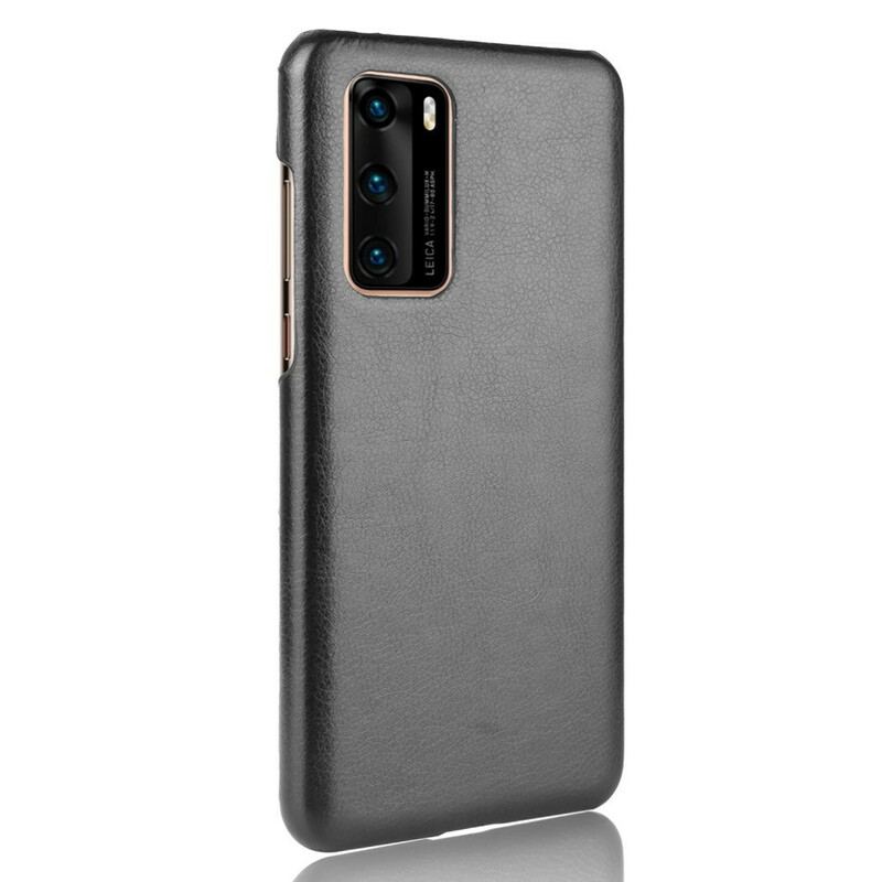 Cover Huawei P40 Litchi Performance Lædereffekt