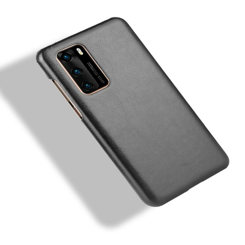 Cover Huawei P40 Litchi Performance Lædereffekt