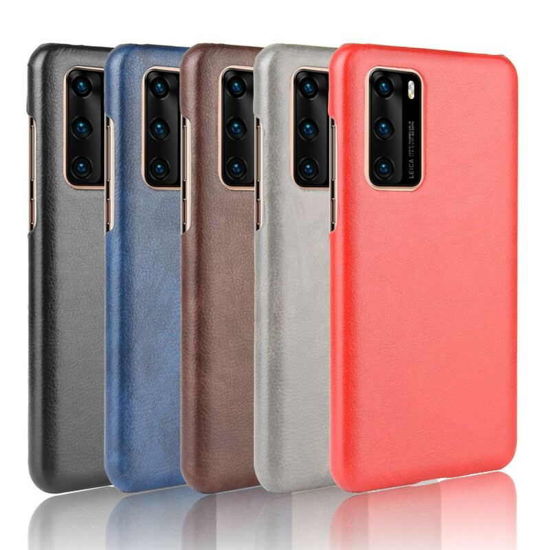 Cover Huawei P40 Litchi Performance Lædereffekt