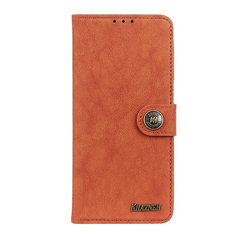 Flip Cover Huawei P40 Khazneh Retro Split Imiteret Læder