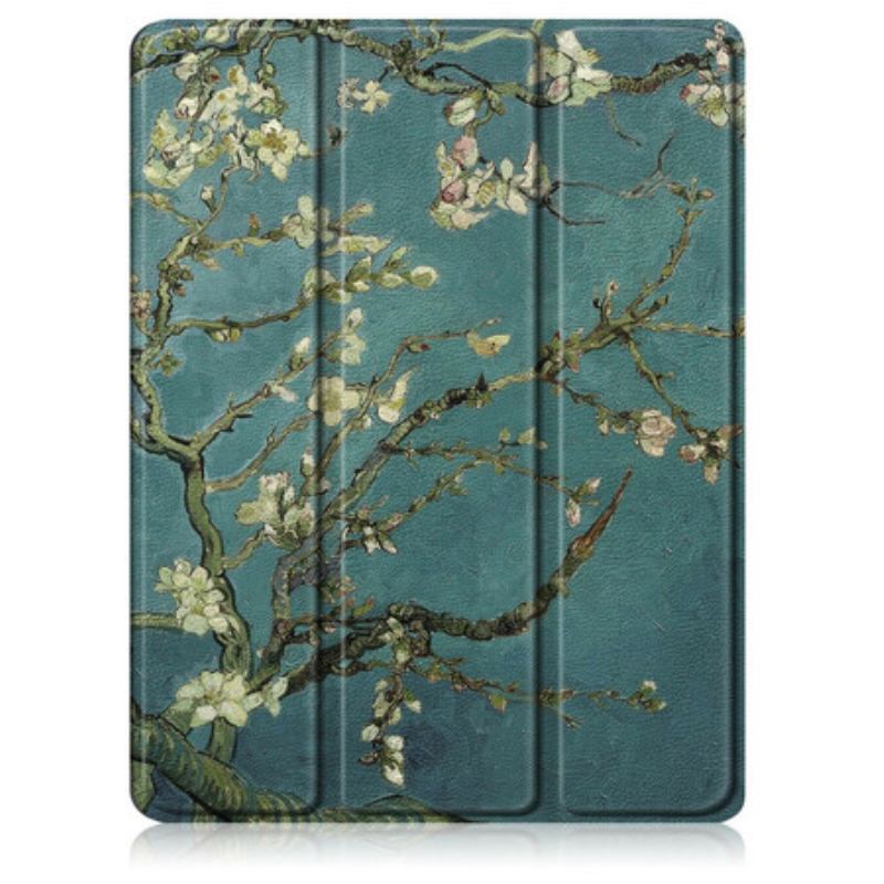 Cover iPad Air (2022) (2020) Blomstergrene Med Stylusholder