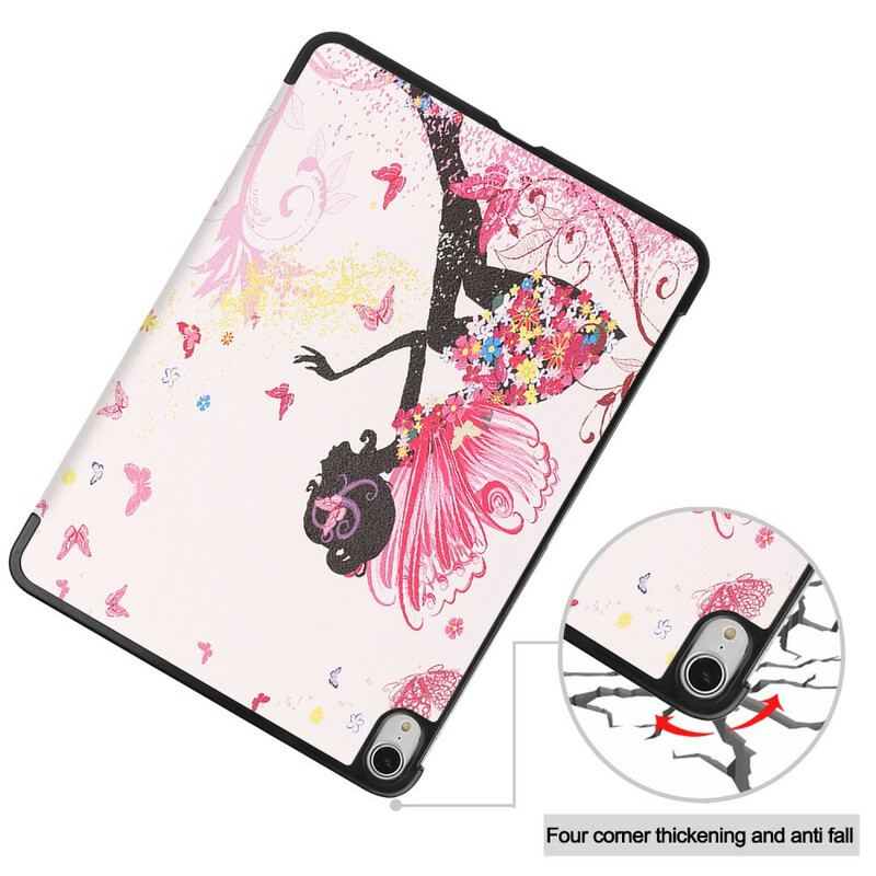 Cover iPad Air (2022) (2020) Floral Fairy Imiteret Læder