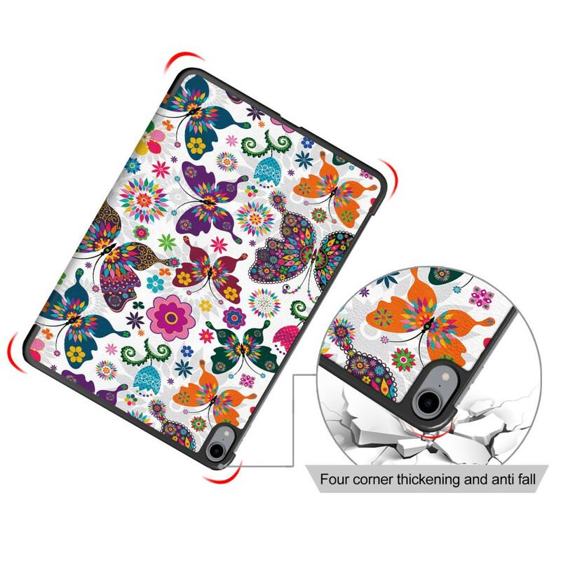 Cover iPad Air (2022) (2020) Retro Sommerfugle