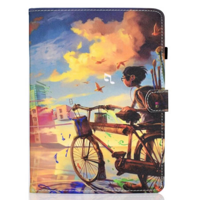 Flip Cover iPad Air (2022) (2020) Cykel Kunst