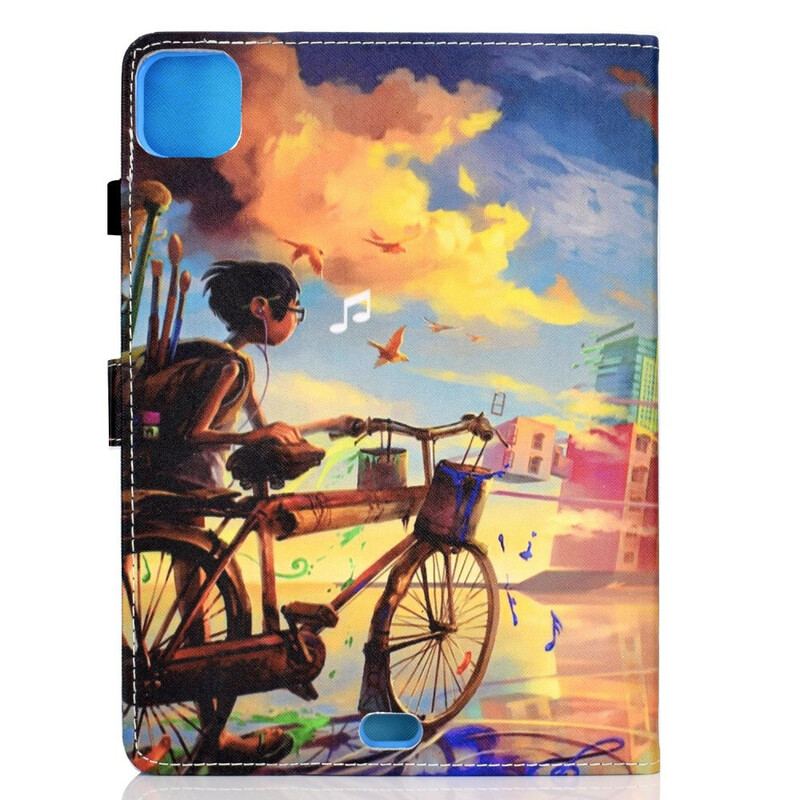 Flip Cover iPad Air (2022) (2020) Cykel Kunst