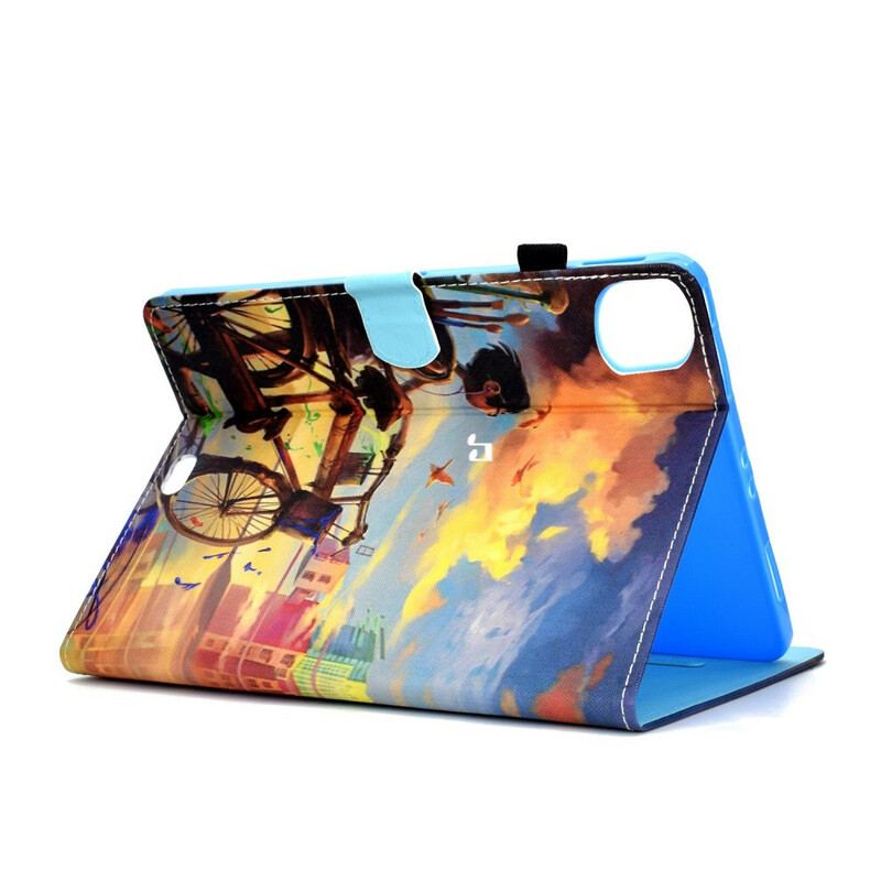 Flip Cover iPad Air (2022) (2020) Cykel Kunst