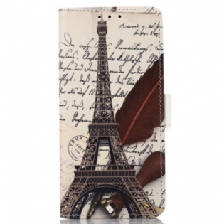 Flip Cover OnePlus Nord CE 3 Lite 5G Poetens Eiffeltårn
