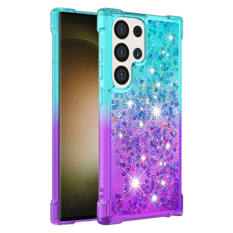 Cover Samsung Galaxy S24 Ultra 5g Flydende Glitter