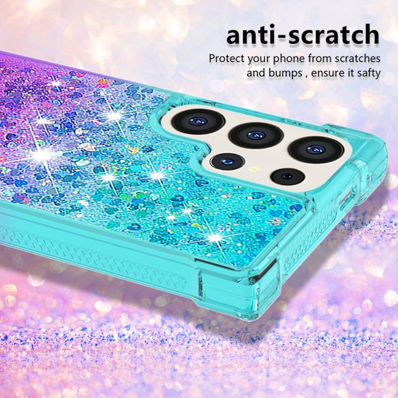 Cover Samsung Galaxy S24 Ultra 5g Flydende Glitter