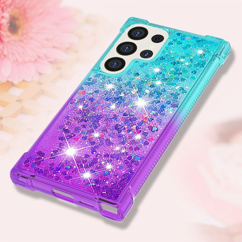 Cover Samsung Galaxy S24 Ultra 5g Flydende Glitter